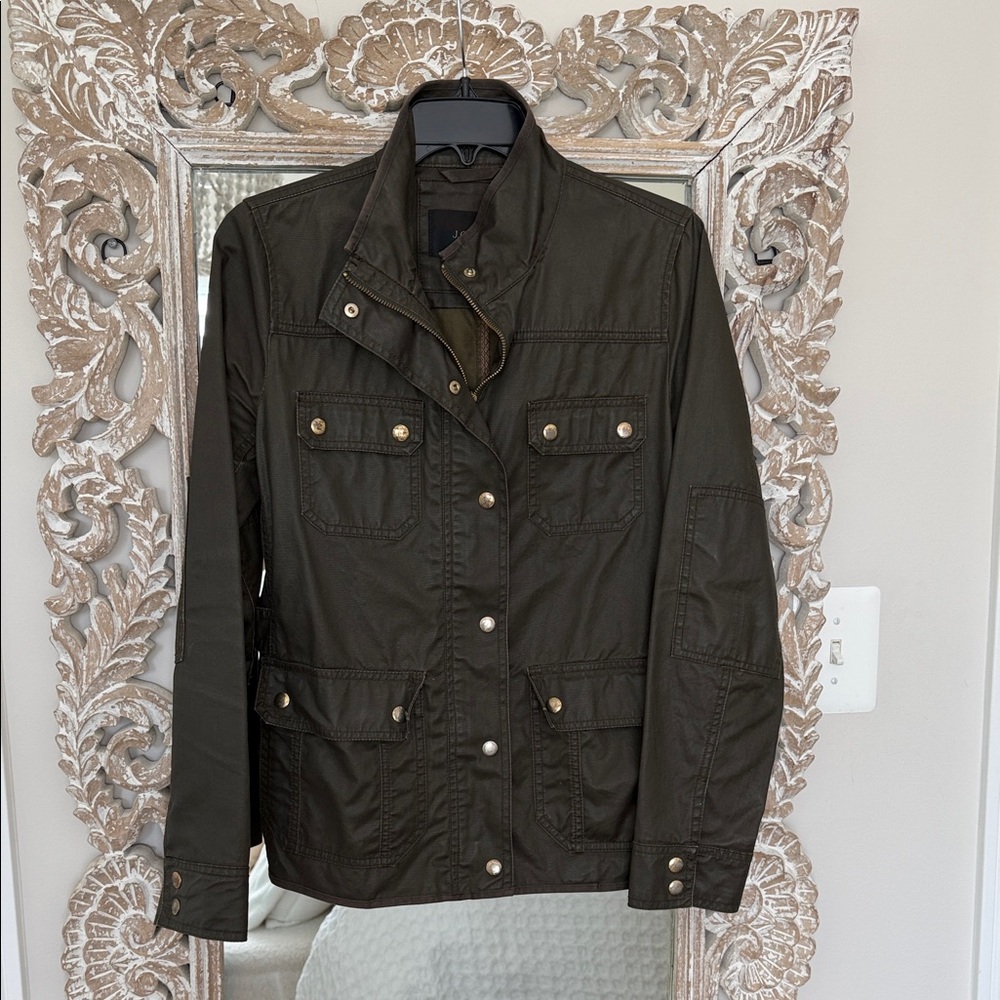 Women's Olive Utility Jacket - Brand: J. Crew